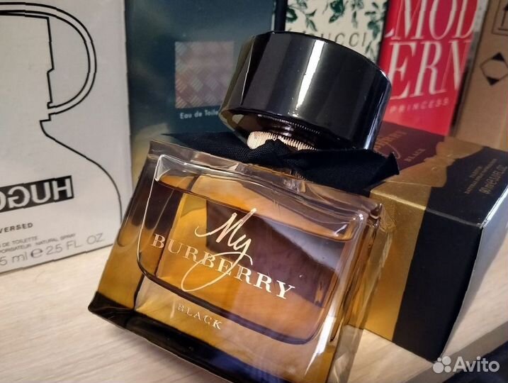 My burberry black 90ml edp распив