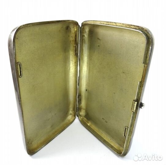 Антикварный серебряный портсигар 84 пробы