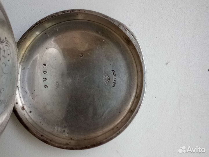 Часы карманные. Серебро. Франция XIX век