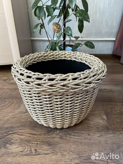 Кашпо из ротанга 12 литров