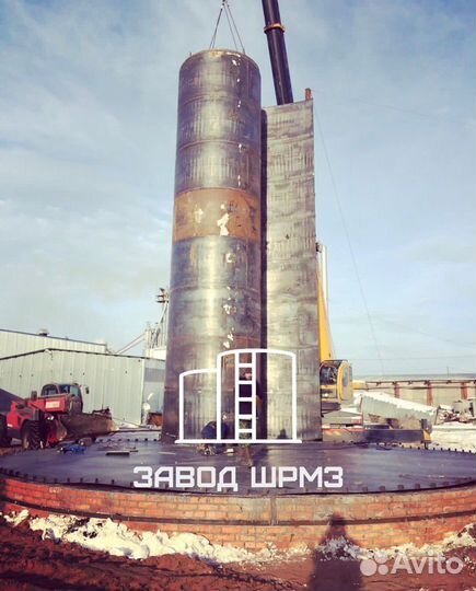 Резервуар вертикальный стальной объем 2000 кубов