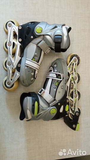 Роликовые коньки детские раздвижные 33 36