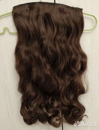 Шиньон на заколках 45см