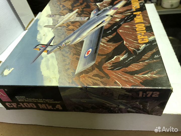 Сборная модель самолета1:72 canuck, CF100MK 4