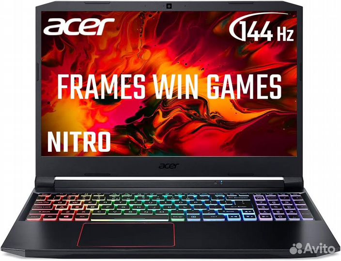 Ноутбук Acer Nitro 5 Ryzen 5600H RTX3060 8Gb 512Gb