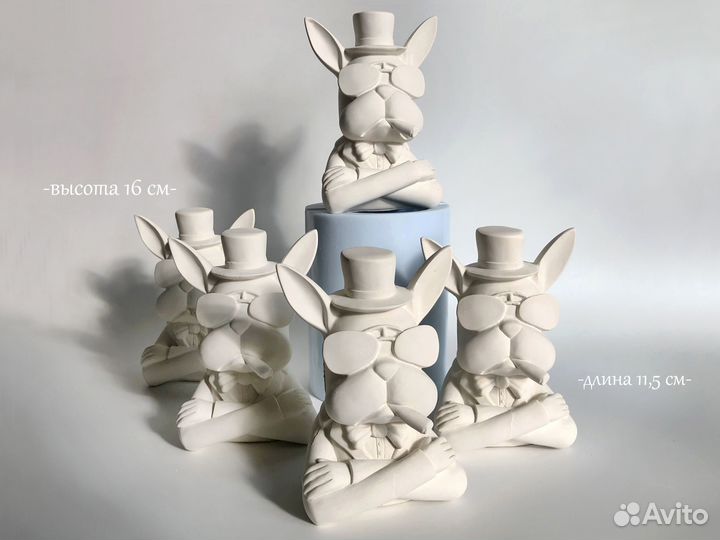 Силиконовая форма Конфетница ключница бульдог