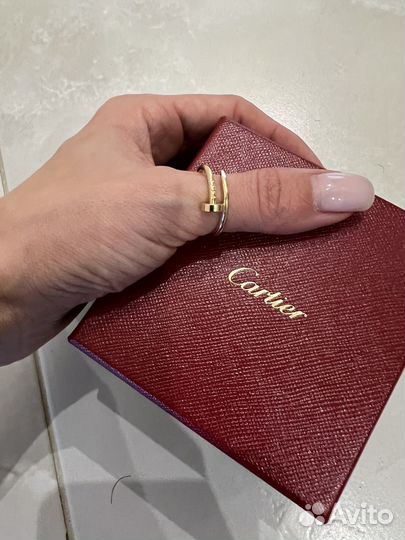 Cartier кольцо гвоздь