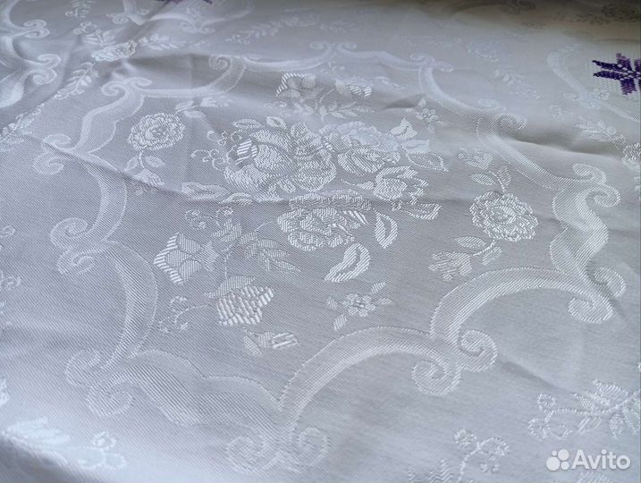 Скатертьжакард новая хлопок лен вискоза