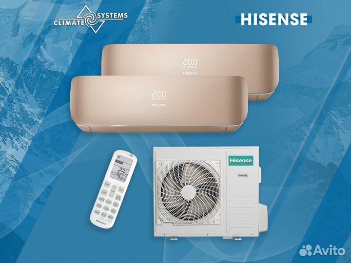 Кондиционеры Мульти сплит кассеты с установкой