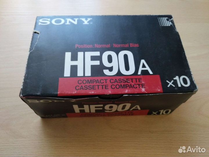 Sony HF90A Japan 10 шт Аудиокассеты Аудио Кассеты