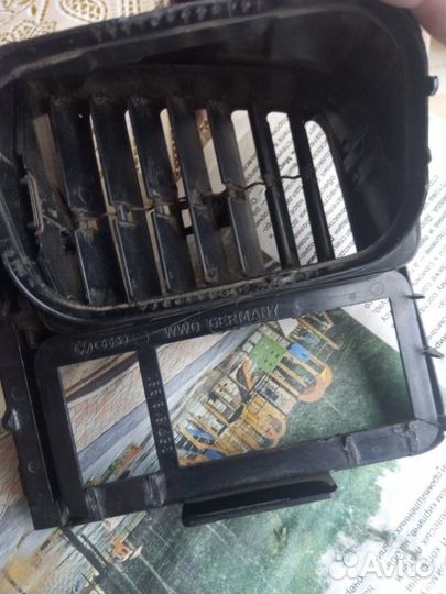 Элемент торпеды с дефлектором обдува,на Фольксваге