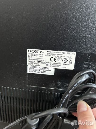 Телевизор sony bravia 32