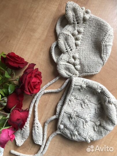 Шапочки для девочек и мальчиков 0-18 мес