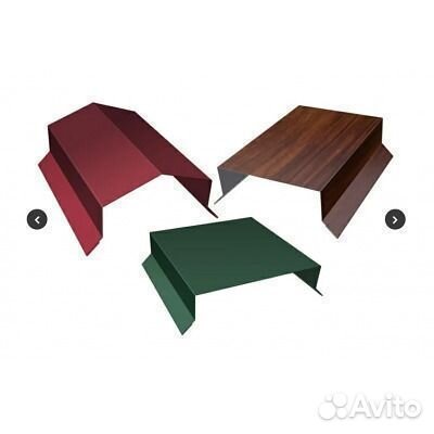 Парапетная крышка угольная 390мм 0,45 PE RAL 8017