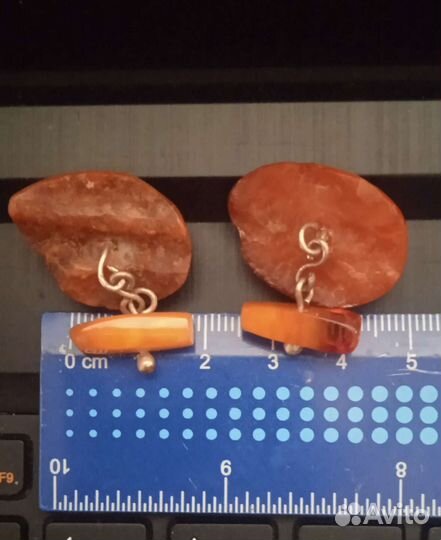 Янтарь запонки СССР