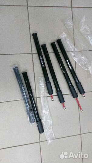 Насос велосипедный с шлангом новый