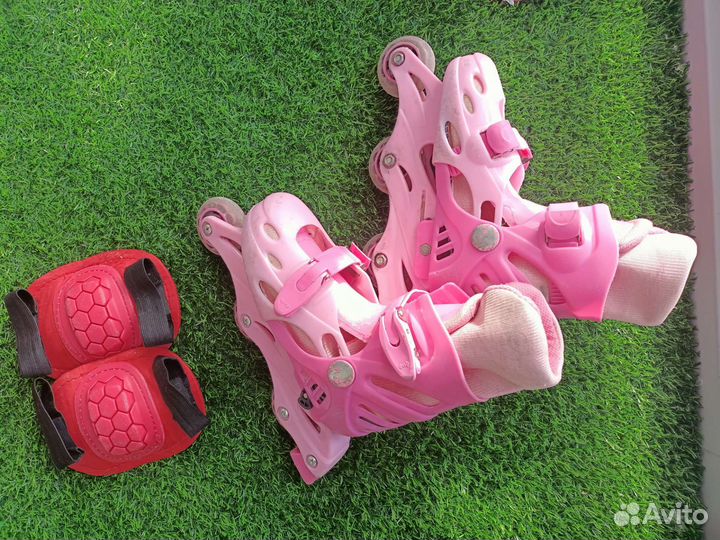 Роликовые коньки детские раздвижные