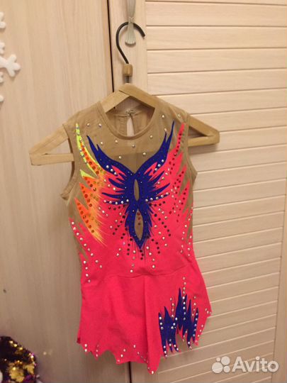 Купальник для художественной гимнастики разм 122-1