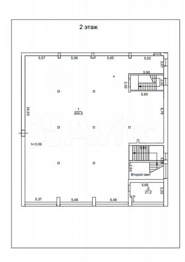 Сдам помещение свободного назначения, 534.1 м²