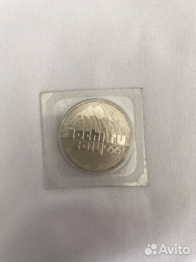 Монета 25 рублей олимпиада в сочи 2014 (торг)