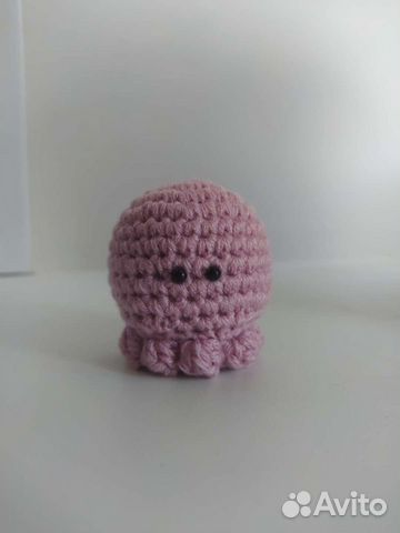 Осьминог амигуруми