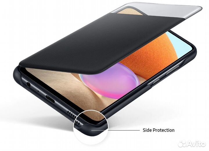 Оригинал SMART S-View Чехол на Samsung A32 (black)