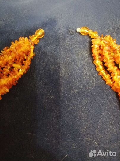 Янтарные бусы СССР