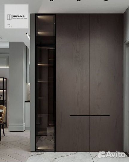 Шкаф с фрезеровкой