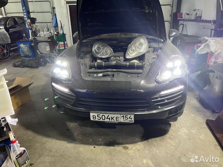 Светодиодные Фары Porsche Cayenne на 958 кузов
