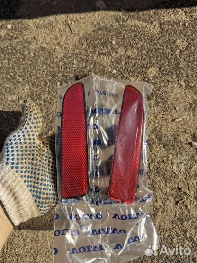 Рефлектор отражатель задний volvo c30