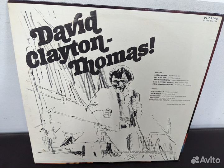 David Clayton Thomas 1969 винил