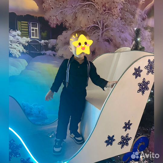 Костюм нарядный брюки и рубашка 90см