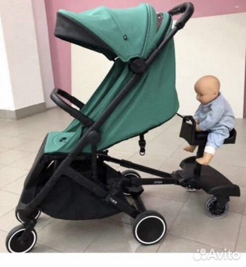 Коляска anex air -х с сиденьем для второго малыша
