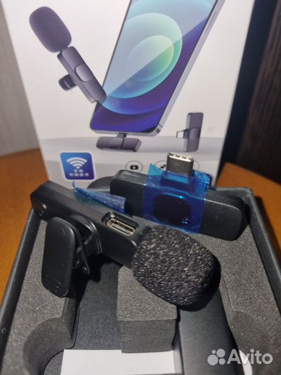 Беспроводной, петличный микрофон