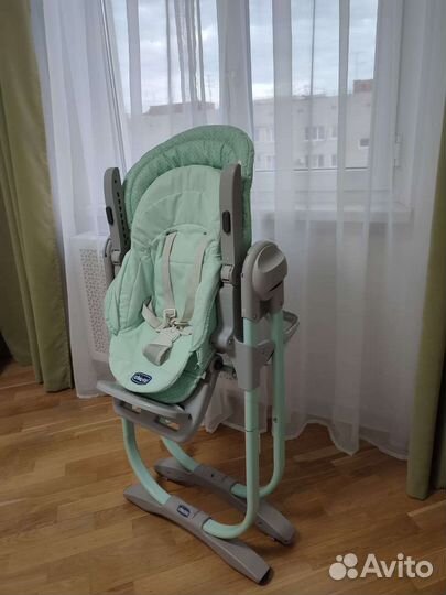 Chicco Polly 2 в 1 стульчик для кормления