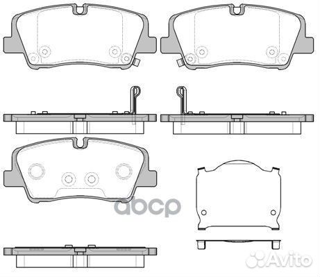Колодки торм.задн. hyundai H350 bus (04/15) 21