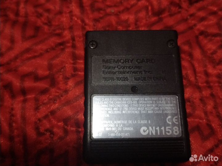 Карта памяти 8 мб для Sony PS2