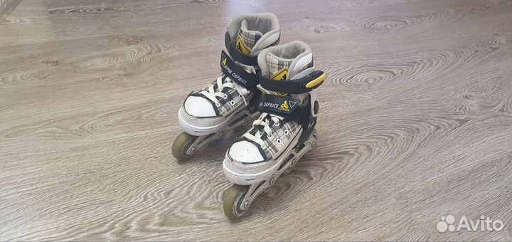 Роликовые коньки детские + защита