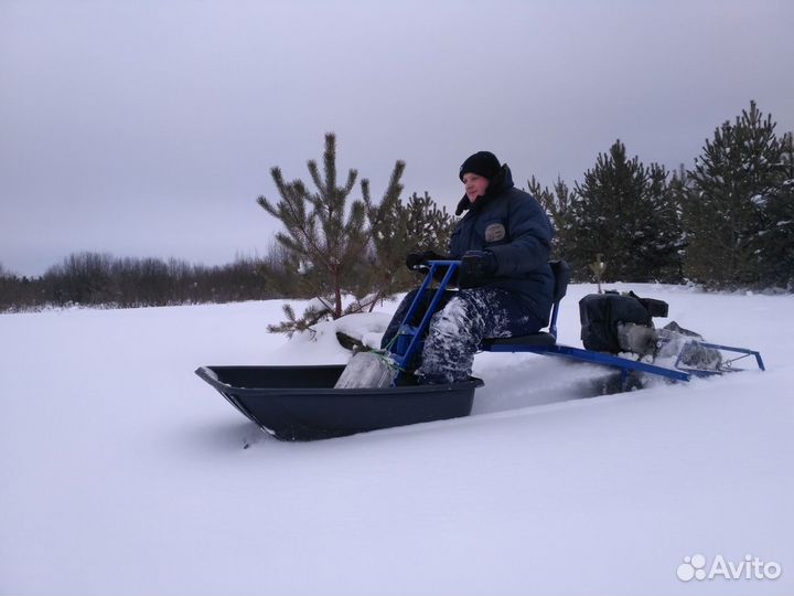 Мотобуксировщик толкач «Альбатрос-XL8»