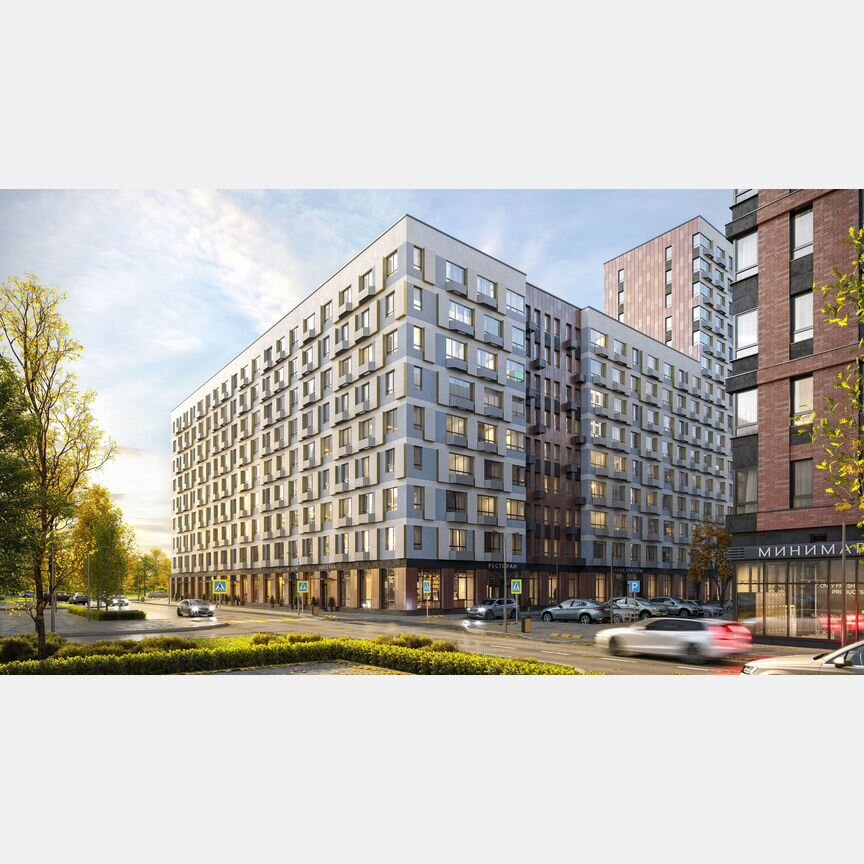 3-к. квартира, 75,6 м², 9/9 эт.