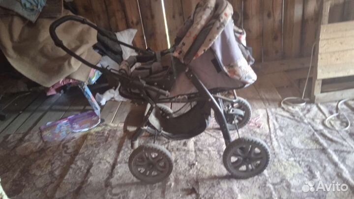 Коляска детская зима лето +переноска