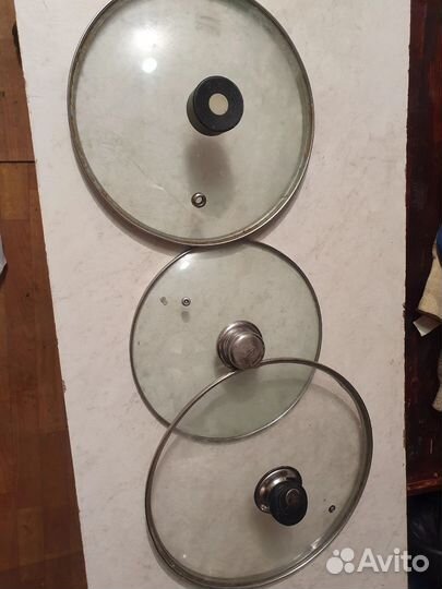 Крышка для кастрюли сковороды стекло стеклянная