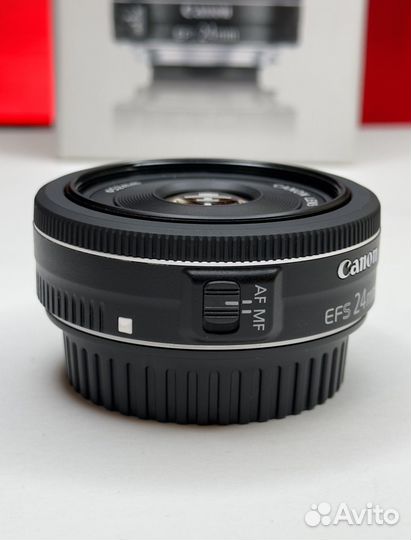 Canon EF-S 24mm f/2.8 STM (как новый)