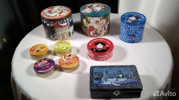 Жестяные банки для коллекции СССР и современные