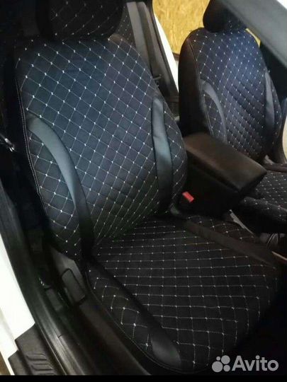 Чехлы LADA granta алькантара