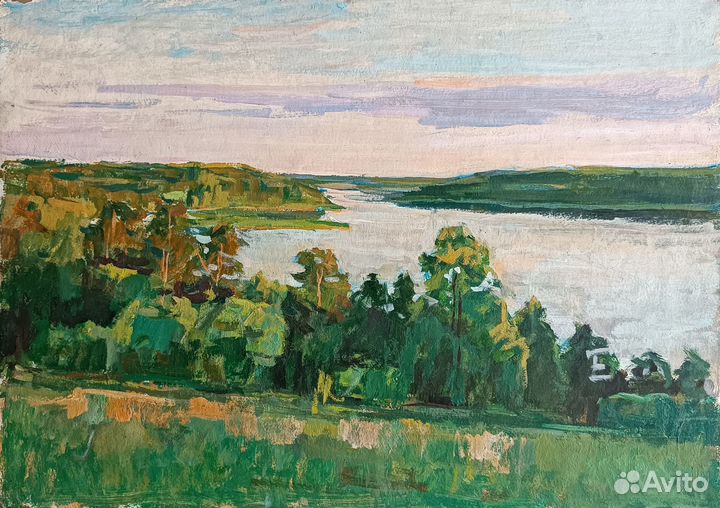 Летний пейзаж, река