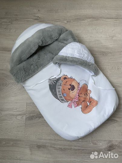 Зимний конверт в коляску