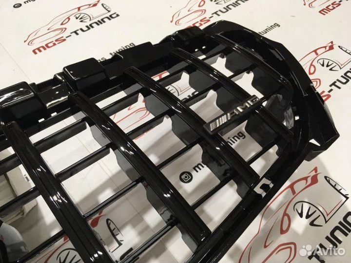 Решетка на Mercedes CLA w117 GT Style Black AMG