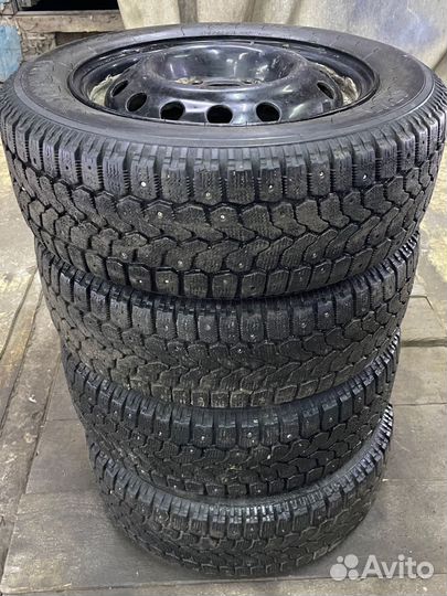 Комплект зимних колес r14 на chevrolet lanos