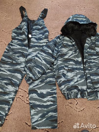 Зимний костюм камуфляж мужской